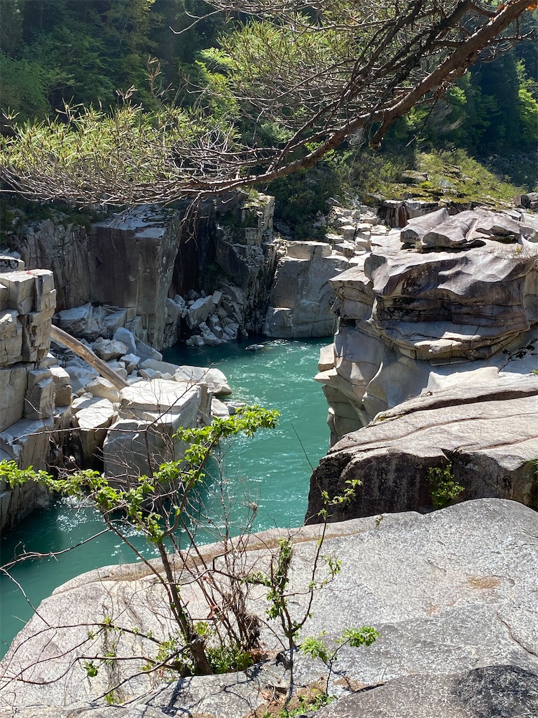 【キャンプ】長野県木曽　寝覚の床 (浦島太郎伝説)～桃介橋③