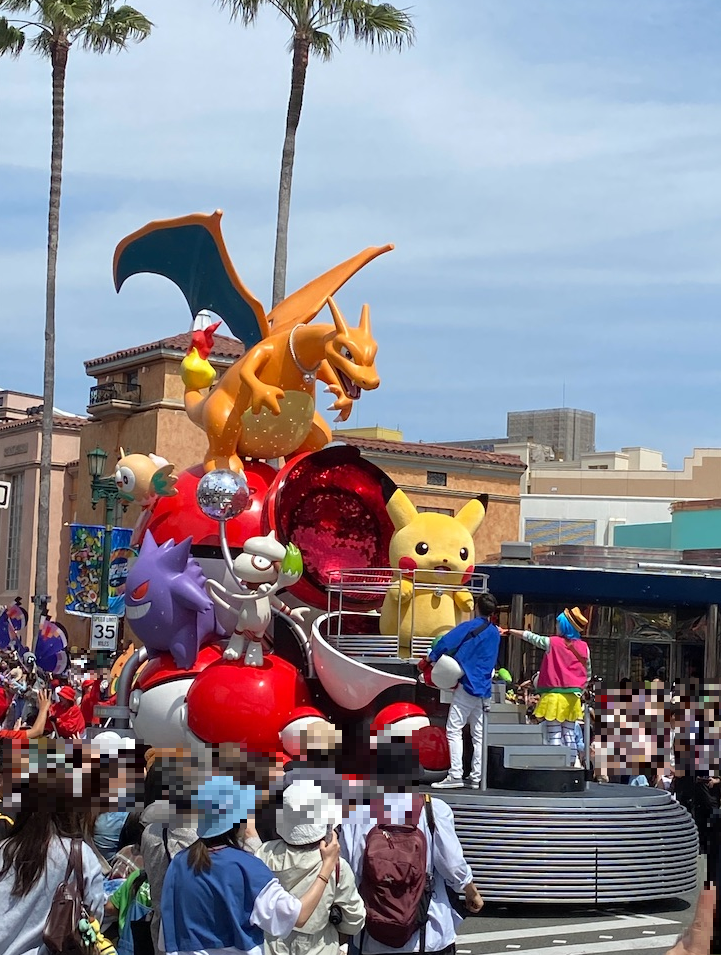 ＵＳＪ　ユニバーサルスタジオジャパン　NO LIMIT！パレードは こんなとこ！